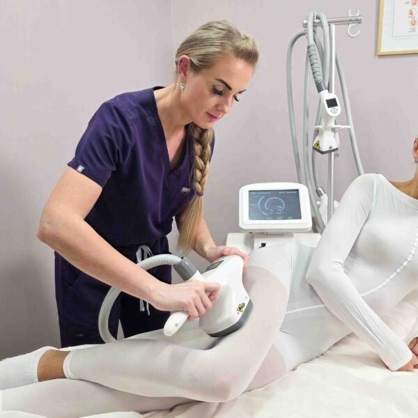 Beauty shaper advanced in use on model