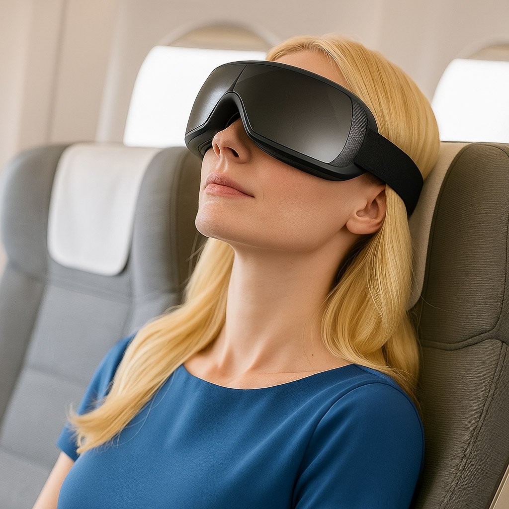 Relaxing Eye Lymphatic Drainage Massager / Periorbital Massage with heat