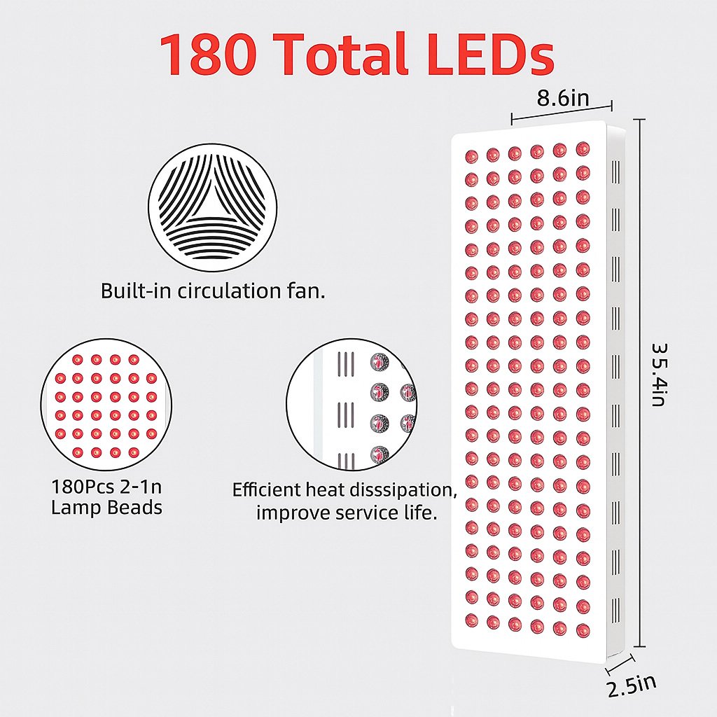 High-Intensity Red Light Therapy Panel - Image 4