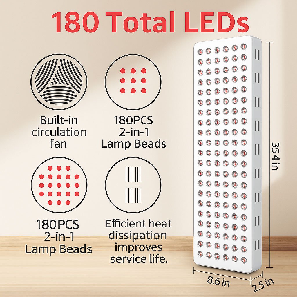 High-Intensity Red Light Therapy Panel - Image 3