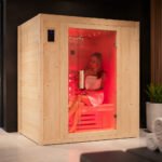 2-person infrared sauna for wellness studio recovery and relaxation